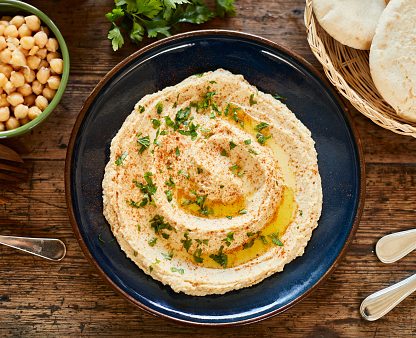Lifestyle vegan diner Artichoke Hummus